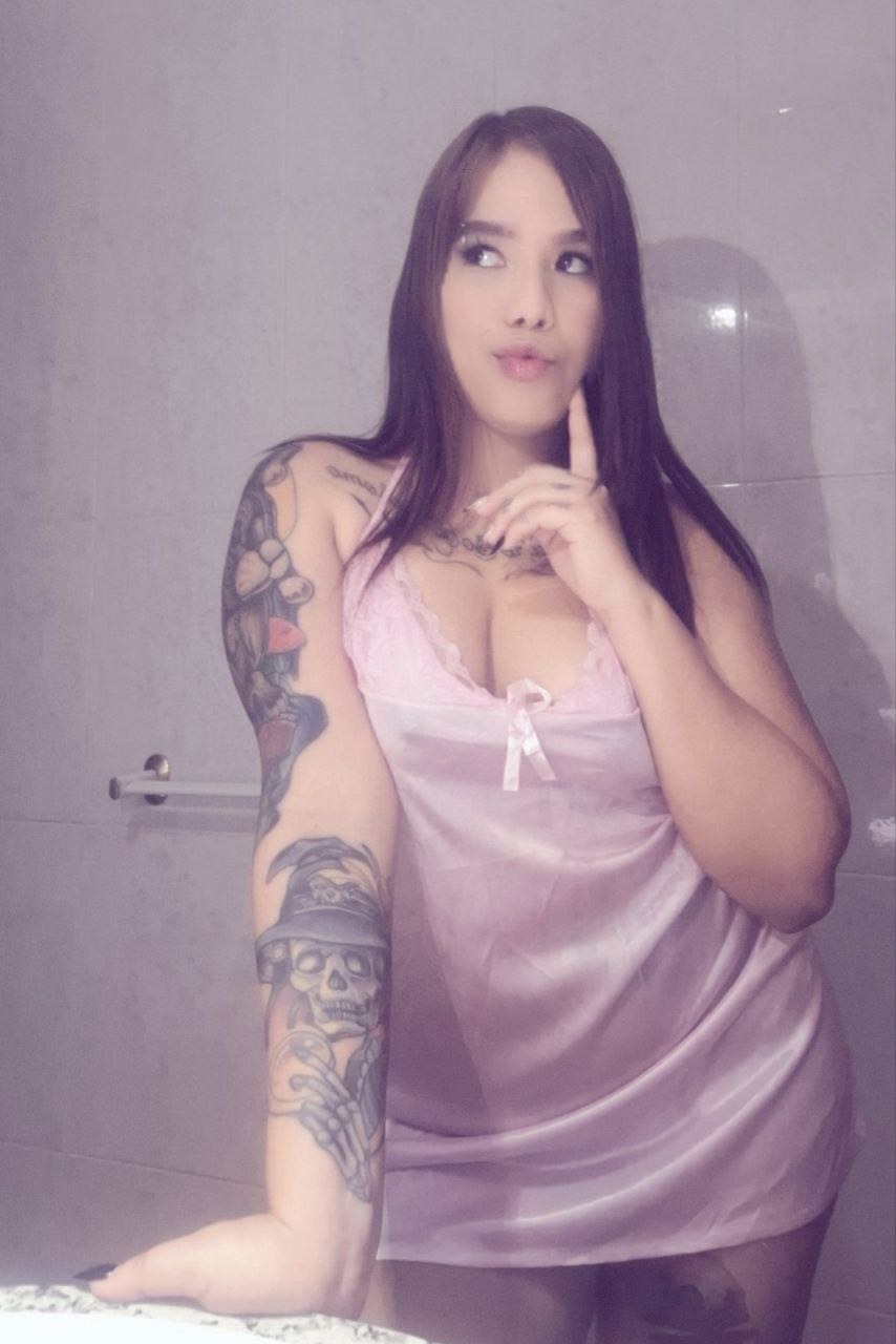 Adult woman in a candid photo